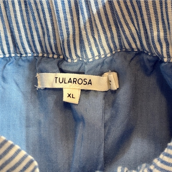 Women’s TULAROSA Lana midi Dress in Getty Stripe- Size XL - Picture 9 of 11